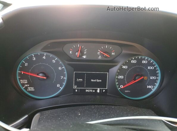 3GNAXREV0JS613908 2018 CHEVROLET EQUINOX Синий Вид щитка приборов