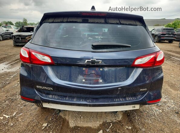 3GNAXREV6JS581918 2018 CHEVROLET EQUINOX Blue Vista trasera