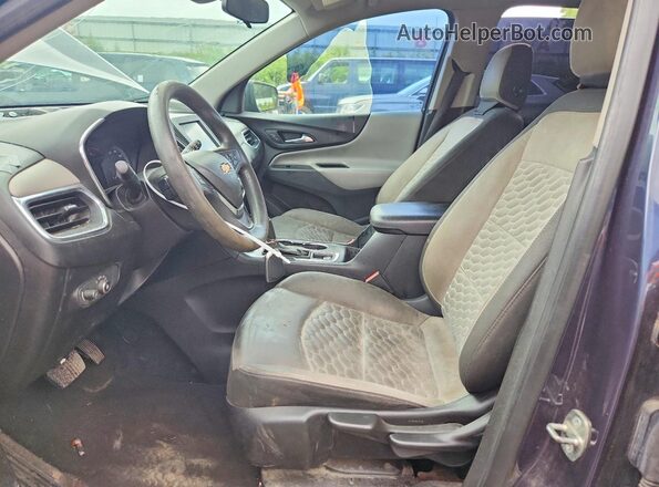 3GNAXREV6JS581918 2018 CHEVROLET EQUINOX Blue Vista interior delantera