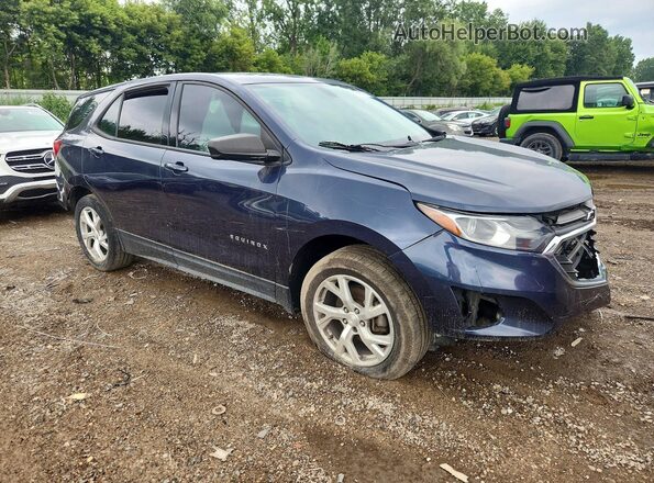 3GNAXREV6JS581918 2018 CHEVROLET EQUINOX Blue Delantero derecho
