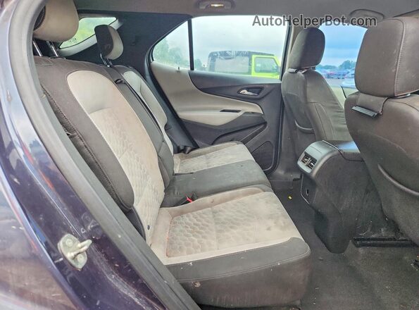3GNAXREV6JS581918 2018 CHEVROLET EQUINOX Blue Vista interior trasera
