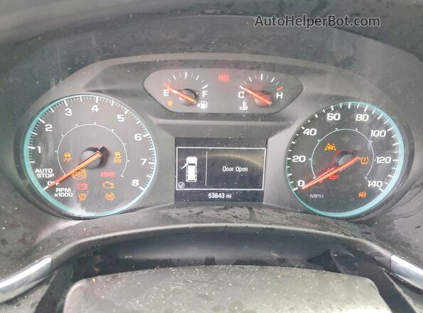 3GNAXSEG0PL251784 2023 CHEVROLET EQUINOX White ხელსაწყოთა პანელის ხედი