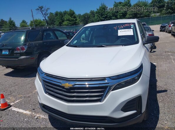 3GNAXSEG0RL264263 2024 CHEVROLET EQUINOX White Vista interior trasera
