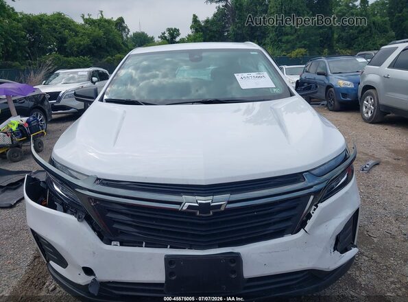 3GNAXSEG3PL228774 2023 CHEVROLET EQUINOX White Widok zestawu wskaźników