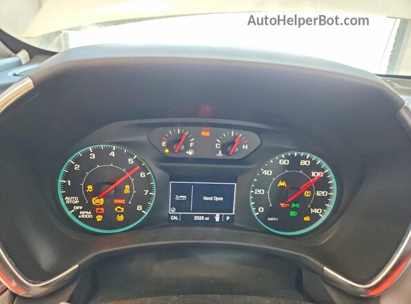 3GNAXSEG3PL238642 2023 CHEVROLET EQUINOX Белый Вид щитка приборов
