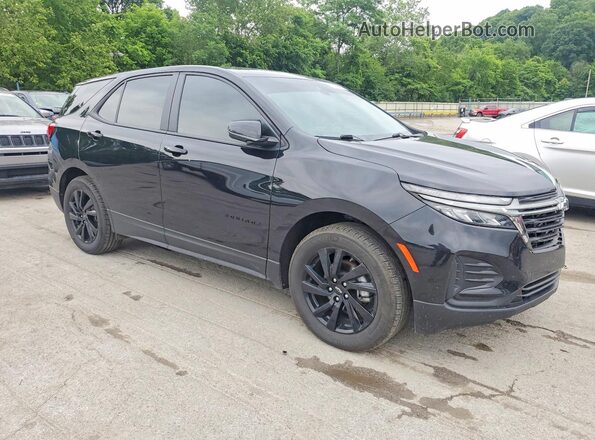 3GNAXSEG4RL255484 2024 CHEVROLET EQUINOX Black Передня права чверть