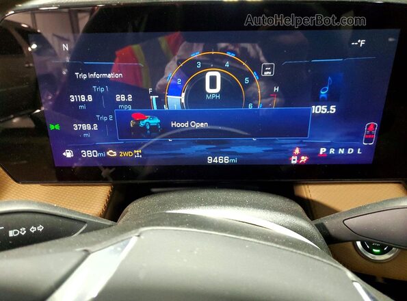 3GNAXSEG4SL208171 2025 CHEVROLET EQUINOX Red Instrument cluster view