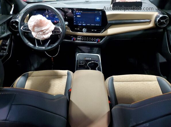 3GNAXSEG4SL208171 2025 CHEVROLET EQUINOX Red Dashboard view