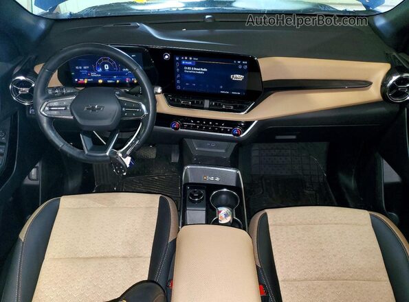 3GNAXSEG4SL215508 2025 CHEVROLET EQUINOX Blue Widok deski rozdzielczej