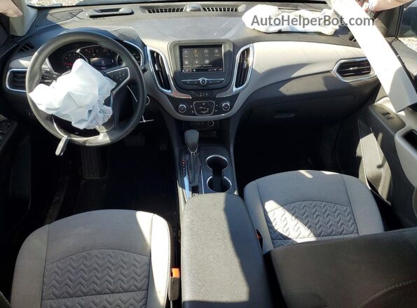 3GNAXSEG6PL157537 2023 CHEVROLET EQUINOX Silver Առջևի վահանակի տեսք