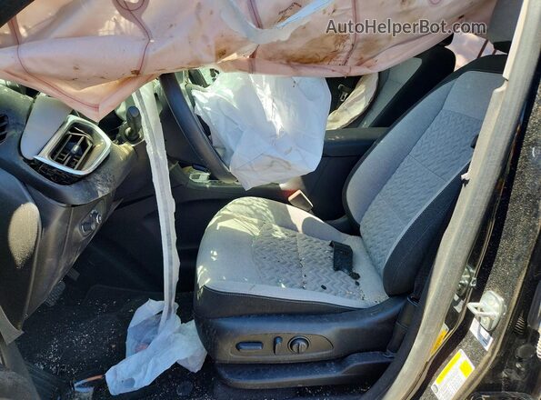 3GNAXSEG7PL168921 2023 CHEVROLET EQUINOX Black Widok wnętrza z przodu