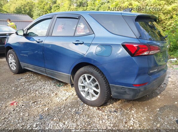 3GNAXSEG9RL337923 2024 CHEVROLET EQUINOX Blue უკანა მარცხენა