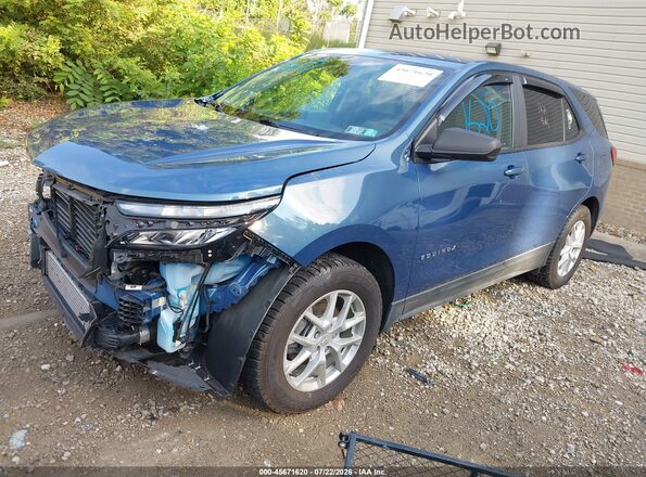 3GNAXSEG9RL337923 2024 CHEVROLET EQUINOX Blue წინა მარცხენა ხედი სამი მეოთხედიდან
