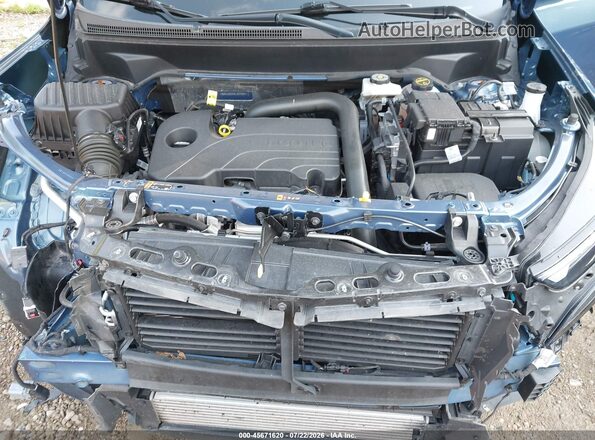 3GNAXSEG9RL337923 2024 CHEVROLET EQUINOX Blue უკანა ხედი