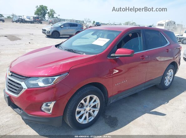 3GNAXSEV0JS541700 2018 CHEVROLET EQUINOX Red წინა მარცხენა ხედი სამი მეოთხედიდან