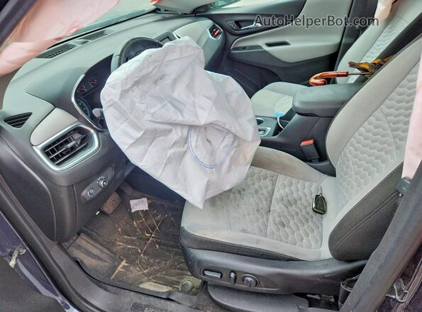 3GNAXSEV0JS580738 2018 CHEVROLET EQUINOX Blue Vista interior delantera