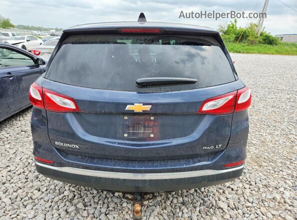 3GNAXSEV0JS580738 2018 CHEVROLET EQUINOX Blue Vista trasera