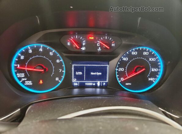3GNAXSEV0JS582280 2018 CHEVROLET EQUINOX Silver Սարքավորումների վահանակի տեսք