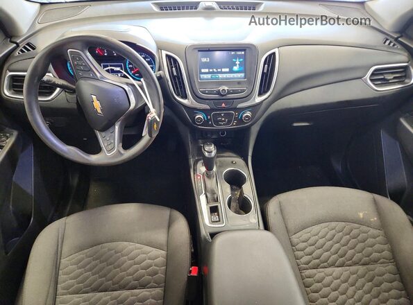 3GNAXSEV0JS582280 2018 CHEVROLET EQUINOX Silver Առջևի վահանակի տեսք