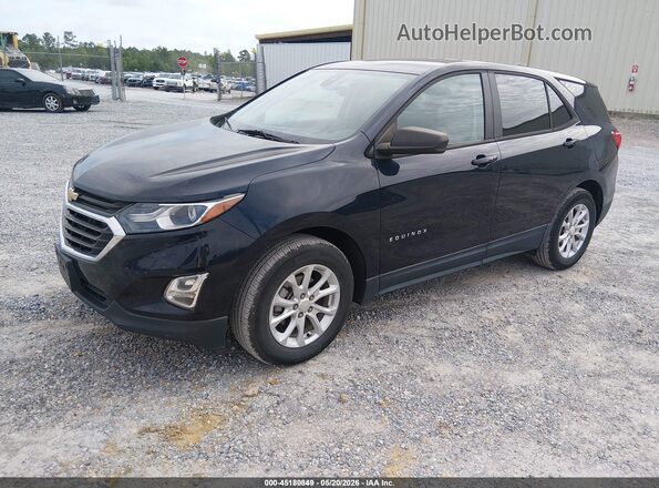 3GNAXSEV0LS724923 2020 CHEVROLET EQUINOX Black წინა მარცხენა ხედი სამი მეოთხედიდან