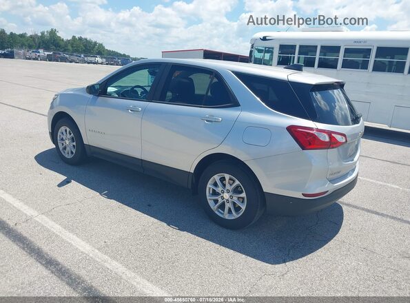 3GNAXSEV1MS157106 2021 CHEVROLET EQUINOX Silver Rear left