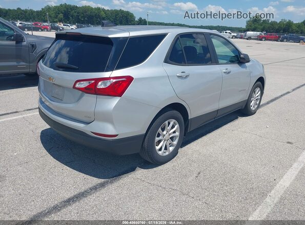 3GNAXSEV1MS157106 2021 CHEVROLET EQUINOX Silver Rear right