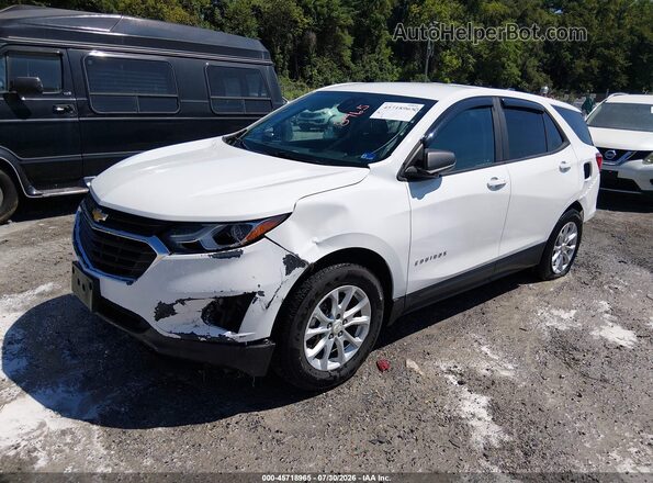 3GNAXSEV2LS610423 2020 CHEVROLET EQUINOX White Առջևի ձախ երեք քառորդ տեսարան