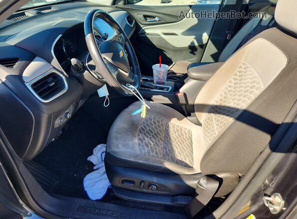 3GNAXSEV3JS591877 2018 CHEVROLET EQUINOX Gray Front interior view