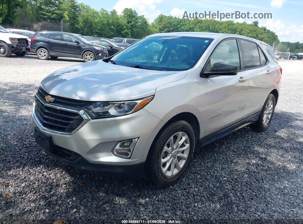 3GNAXSEV3LS673059 2020 CHEVROLET EQUINOX Silver წინა მარცხენა ხედი სამი მეოთხედიდან