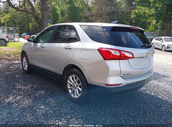 3GNAXSEV3LS673059 2020 CHEVROLET EQUINOX Silver უკანა მარცხენა