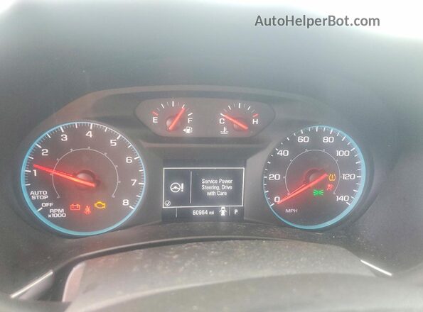 3GNAXSEV3LS712538 2020 CHEVROLET EQUINOX Белый Вид щитка приборов