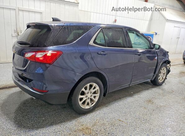 3GNAXSEV4JL355152 2018 CHEVROLET EQUINOX Blue Tył prawy