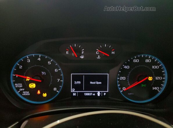 3GNAXSEV4JL355152 2018 CHEVROLET EQUINOX Blue Widok zestawu wskaźników