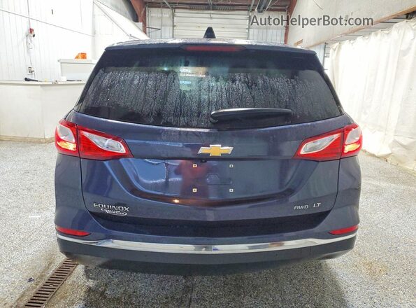 3GNAXSEV4JL355152 2018 CHEVROLET EQUINOX Blue Widok z tyłu