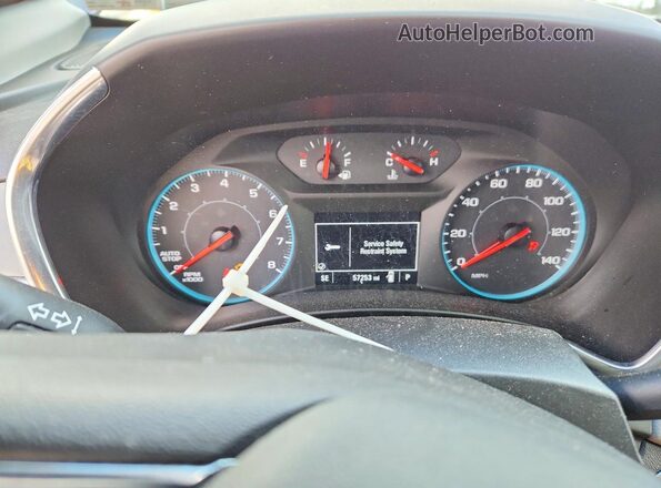3GNAXSEV4MS149338 2021 CHEVROLET EQUINOX Синий Вид щитка приборов