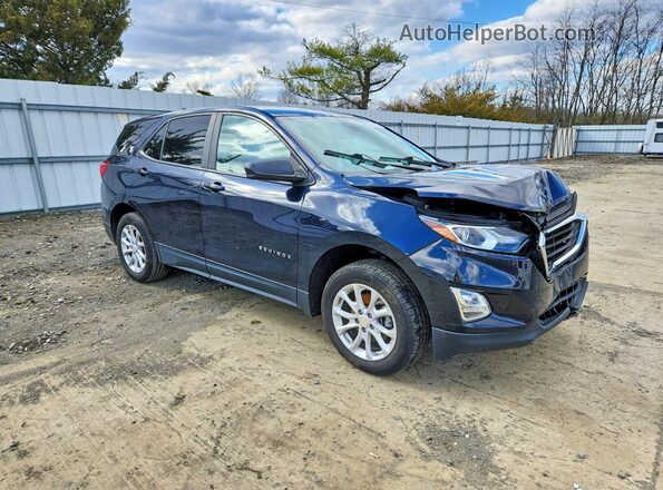 3GNAXSEV4MS149338 2021 CHEVROLET EQUINOX Синий Передняя правая четверть