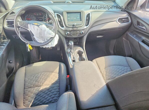 3GNAXSEV5JS590245 2018 CHEVROLET EQUINOX Silver Առջևի վահանակի տեսք