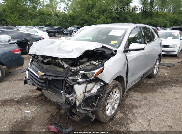 3GNAXSEV6JL343018 2018 CHEVROLET EQUINOX Silver წინა მარცხენა ხედი სამი მეოთხედიდან
