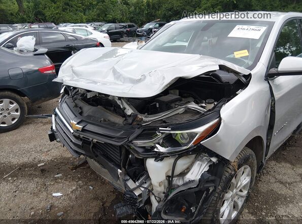 3GNAXSEV6JL343018 2018 CHEVROLET EQUINOX Silver წინა ხედი