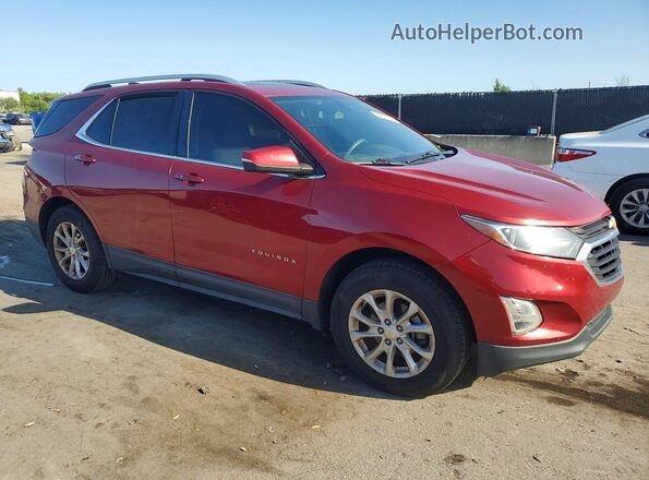 3GNAXSEV6JS511262 2018 CHEVROLET EQUINOX Red Delantero derecho