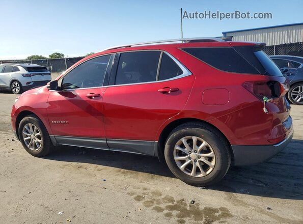 3GNAXSEV6JS511262 2018 CHEVROLET EQUINOX Red Trasero izquierdo