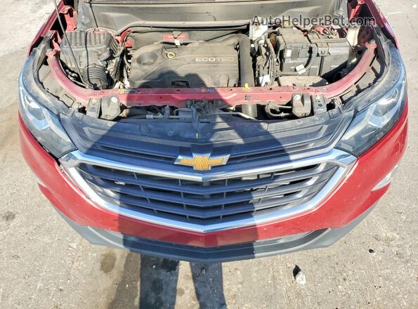 3GNAXSEV6JS511262 2018 CHEVROLET EQUINOX Red Vista del compartimento del motor