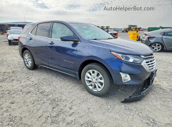 3GNAXSEV7JS574032 2018 CHEVROLET EQUINOX Blue Delantero derecho
