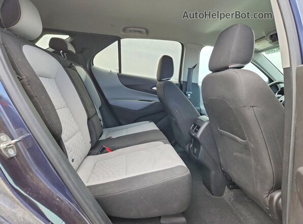 3GNAXSEV7JS574032 2018 CHEVROLET EQUINOX Blue Vista interior trasera