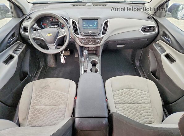 3GNAXSEV7JS574032 2018 CHEVROLET EQUINOX Blue Vista del salpicadero