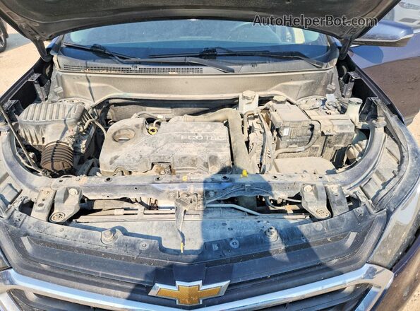 3GNAXSEV8JS553271 2018 CHEVROLET EQUINOX Blue Вид підкапотного простору