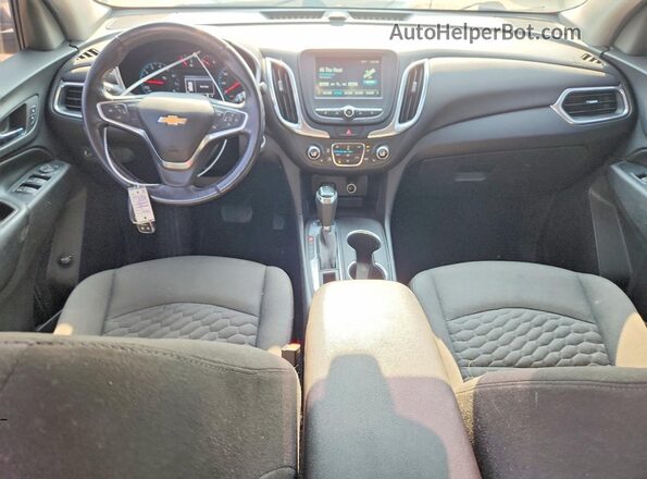 3GNAXSEV8JS553271 2018 CHEVROLET EQUINOX Blue Вид панелі приладів
