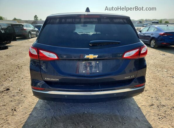 3GNAXSEV8JS553271 2018 CHEVROLET EQUINOX Blue Вид ззаду