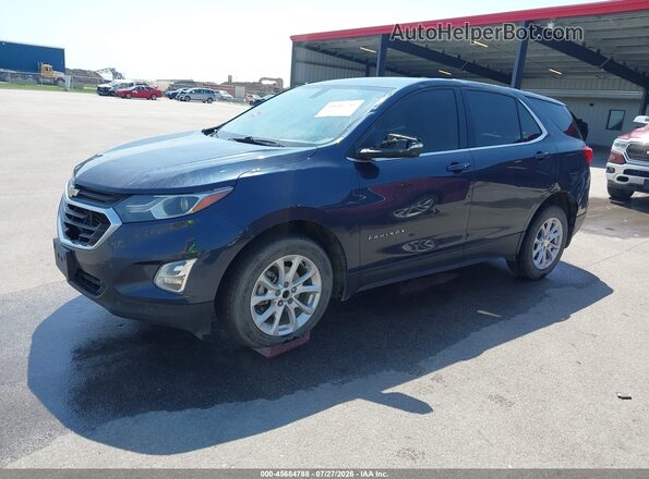 3GNAXSEV8JS554243 2018 CHEVROLET EQUINOX Dark Blue წინა მარცხენა ხედი სამი მეოთხედიდან