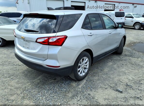 3GNAXSEV8LS724846 2020 CHEVROLET EQUINOX Silver Trasero derecho
